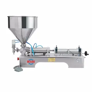 Semi-auto hand sanitizer/liquid soap/detergent/gel Filling Machine