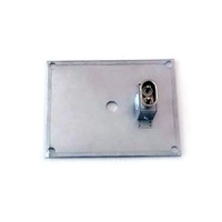 Plaque chauffante plate en mica personnalisée en acier inoxydable 220V 100mm*100mm pour restaurant et grille-pain domestique