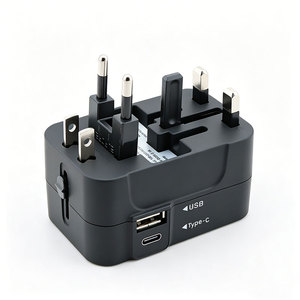 <span class=keywords><strong>Adaptateur</strong></span> de voyage universel 2.1A <span class=keywords><strong>USB</strong></span> 2.4A Type-C, <span class=keywords><strong>prise</strong></span> de conversion, vente flash, <span class=keywords><strong>adaptateur</strong></span> de chargeur de voyage universel - Product Image 6