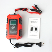 FOXSUR 12V 10A Cargador de batería rápido automático inteligente Cargador de batería de plomo-ácido seco húmedo
