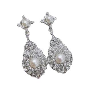 22513DIY Boucles d'oreilles en argent à double usage, en argent S925, avec perles de 4 à 7 mm, support vide pour perles, accessoires pour perles, support vide - Product Image 5