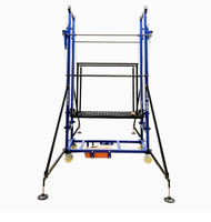Échelle pliante moderne en acier inoxydable, machine de levage électrique pour échafaudage, roues mobiles, marque Xingyaoda, capacité de charge de 800 kg