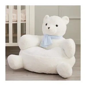 Offre spéciale canapé bébé en peluche ours Animal mignon canapé siège jouet peau en peluche licorne canapé coussin bébé canapé