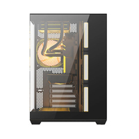 JERTECH Fábrica Venta caliente Gaming Design Computer Case Alta calidad ATX Gamer Gabinete Gamer Chasis Vista completa PC Case