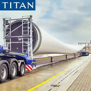 Wind Blade Trailer Blade Lifters Extendable Trailer for Wind Turbine Blades Transport Trailer