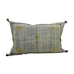 Decorative moroccan Cushions Wholesaler Moroccan Cactus Silk Handmade pillow