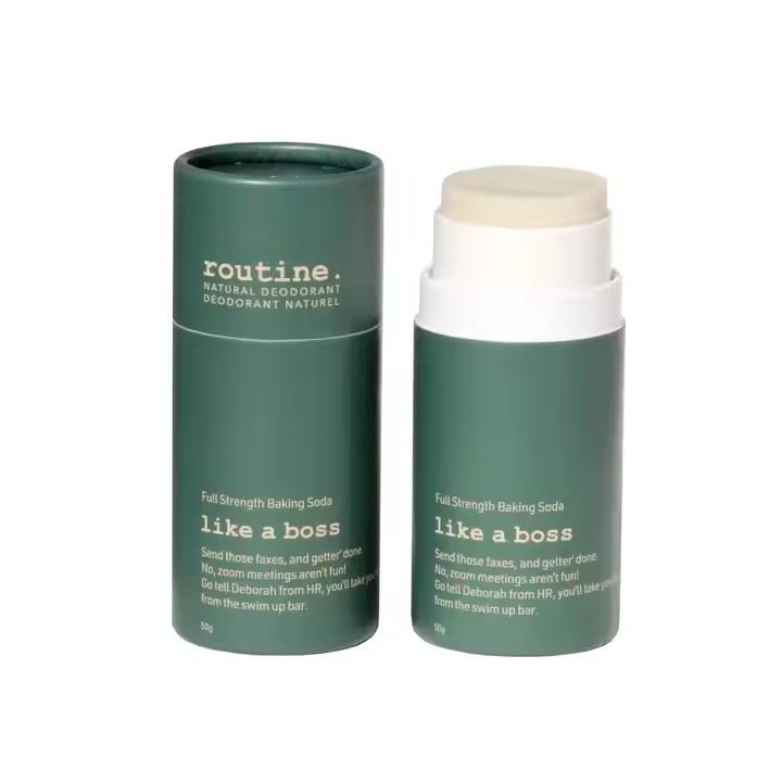 High Quality Cardboard Twist Up Deodorant Paper Tube Biodegradable Inner Outside Matte Rolled Edged Fresh Packaging