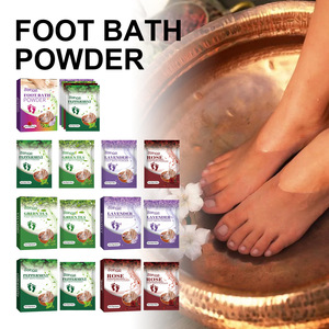Soins de la peau jetables aux herbes pour les pieds Massage exfoliant cristaux de sel de bain Spa bain de pieds sel - Product Image 3