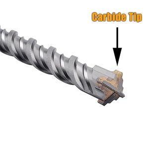 High <strong>Quality</strong> 40Cr Hammer <strong>Drill</strong> <strong>Bits</strong> Industrial Grade Cross Four Blades SDS Plus Hammer <strong>Drill</strong> <strong>Bit</strong> for Wall Brick <strong>Masonry</strong> Drilling - Product Image 3