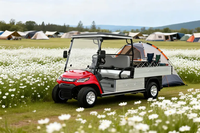 Carrito de Golf Eléctrico de 2 Plazas A827.H8 para Proyectos de Paisajismo, Entrega de Acolchado y Tierra Sobrante
