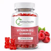 Complément alimentaire OEM Vitamine B12 pour le bien-être quotidien et le soutien immunitaire – Gommes de Vitamine B12