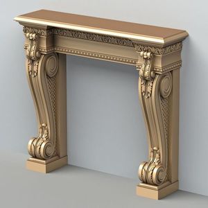 Cheminée victorienne avec cheminée ornée et toile de fond en <span class=keywords><strong>brique</strong></span> - Product Image 5