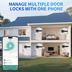Tuya Smart Anti-Theft Waterproof Door <strong>Lock</strong> Electronic Biometric Fingerprint Door Handle Split Digital Keyless <strong>Lock</strong> for Bedroom - Product Image 6