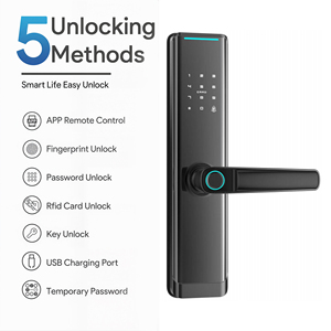Hot Sale TTlock Tuya Wifi <strong>Serrure</strong> Intelligente Fingerprint Rfid Card Digital Password Unlock Electronic Smart Door Lock - Product Image 1