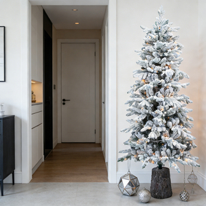 Árbol <span class=keywords><strong>de</strong></span> <span class=keywords><strong>Navidad</strong></span> Artificial Preiluminado <span class=keywords><strong>de</strong></span> PVC <span class=keywords><strong>Completo</strong></span> con Efecto <span class=keywords><strong>de</strong></span> Nieve <span class=keywords><strong>de</strong></span> 4 pies, 6 pies, 7 pies, 7.5 pies y 10 pies para Decoración - Product Image 6