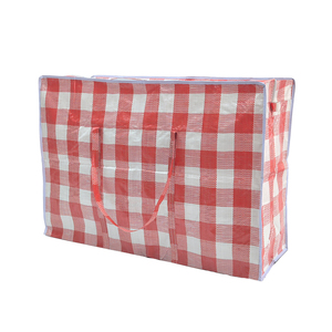 Gran Oferta personalizada Extra grande de gran tamaño resistente laminado almacenamiento de equipaje bolsa móvil Durable PP bolsa tejida impermeable uso almohada - Product Image 1