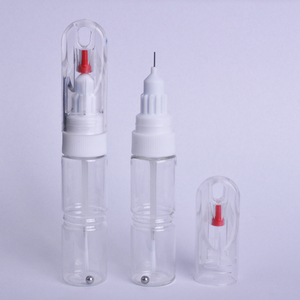 20ml 2 in 1 şeffaf oje şişesi Pet Touch up boya PET Touch up boya şişeleri - Product Image 2