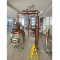 Nouveau design équipement de distillation d'huile essentielle machine d'extraction de distillateur d'huile essentielle d'herbe de cuivre pour le safran roase