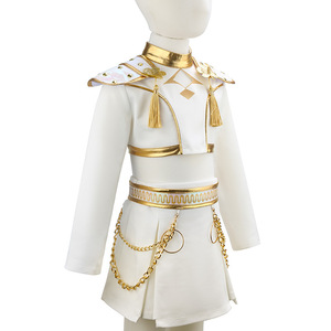 Costume di Alta Qualità per Bambine Ispirato ad Anime Demon Hunter Mira Rumi Zoey, <span class=keywords><strong>Abbigliamento</strong></span> Cosplay Kpop per <span class=keywords><strong>Halloween</strong></span>, Uniforme Bianca da Palcoscenico - Product Image 2