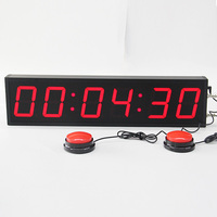 Chronomètre industriel haute précision 0,01s, horloge numérique interactive LED, pour escalade et défis Ninja
