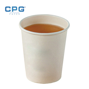 Gobelets en papier jetables personnalisés avec logo, vente en gros d'usine, 12oz 16oz, gobelets à double paroi pour thé, gobelets pour boissons chaudes, doublés PLA - Product Image 1