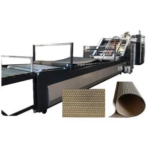 Quan Heng automatic Support customized Servo model High Speed corrugated Carton Box Flute laminator machine