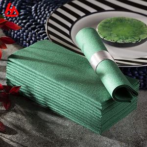 <span class=keywords><strong>Serviette</strong></span> <span class=keywords><strong>en</strong></span> <span class=keywords><strong>papier</strong></span> de couleur <span class=keywords><strong>vert</strong></span> foncé Arilaid <span class=keywords><strong>serviette</strong></span> à main pour Restaurant - Product Image 3