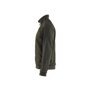 BLAKLADER - 336225264599XXL Sudadera con cremallera completa Verde Oliva oscuro/Negro-EAN 7330509550618 WORK HOODIES - Product Image 4