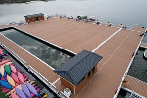 Nhôm đóng khung văn phòng phẩm bến cảng với decking và chân cho ao nổi bến cảng Nguồn cung cấp biển - Product Image 5