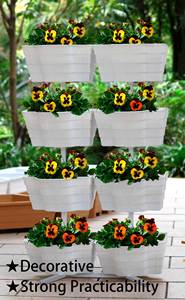 2020 Ins Hot Sale-Maceta de plástico de diseño vertical para jardín, hogar y guardería Live Planter - Product Image 4