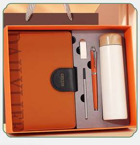 Ensemble cadeau d'affaires de luxe personnalisé, bloc-notes A5, stylo, thermos USB, combo cadeau d'entreprise avec impression numérique - Product Image 4