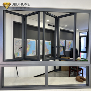 <span class=keywords><strong>Finestre</strong></span> Pieghevoli Moderne <span class=keywords><strong>in</strong></span> <span class=keywords><strong>Alluminio</strong></span> <span class=keywords><strong>a</strong></span> Taglio Termico <span class=keywords><strong>per</strong></span> Casa - Finestra Bi-Fold <span class=keywords><strong>per</strong></span> Cucina con Isolamento Acustico 35dB Certificato CE Motorizzate - Product Image 4