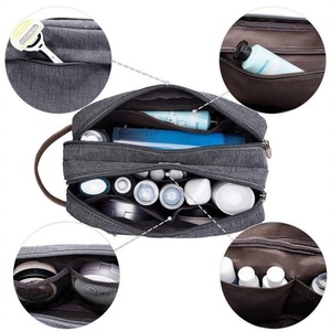 Customizable Bulk Makeup Cosmetic Travel Pouch with Zipper Factory Free Design Shaving Dopp Kit for <b>Toiletry</b> <b>Bag</b> for <b>Women</b> and M - Product Image 4