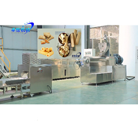 Ligne de production de machines de fabrication de snacks de maïs soufflé et de riz à double vis extrudeuse entièrement automatique de l'usine Zhuoheng