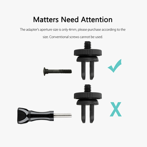 Adaptador de Montaje para Mini Trípode KAMPHO de 1/4\" para Gopro Hero 8 7 6 5 4, para Xiaomi Yi 4K, Sjcam, <span class=keywords><strong>Insta360</strong></span> <span class=keywords><strong>One</strong></span> <span class=keywords><strong>X2</strong></span>/X3/X/R - Product Image 5