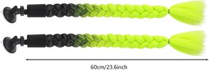 Accesorios para Cascos al por Mayor: Trenzas y Pelucas para Niñas, Decoraciones para Cascos de Motocicleta con Doble Cola de Caballo - Product Image 4