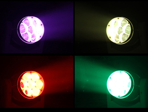 Etapa 4 en 1 Bee Eye Zoom Cabeza móvil MINI Wash Light 7*40W <span class=keywords><strong>DJ</strong></span> disco Bar KTV Boda Cabeza móvil LED giratoria 40W Ojo grande - Product Image 5