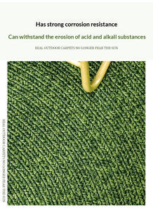<span class=keywords><strong>Tapis</strong></span> de sol en fibre synthétique tissée PP personnalisé, imperméable, résistant aux UV, <span class=keywords><strong>pour</strong></span> jardin, extérieur, balcon, <span class=keywords><strong>terrasse</strong></span> - Product Image 4