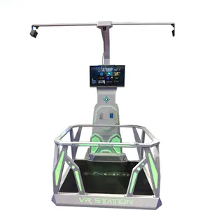 商场新游乐VR跑步机VR步行虚拟现实游戏机9D VR电影院椅