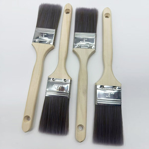 Brocha de Pintura de Alta Calidad con Mango de Madera, Brochas Planas para Pintar Paredes con Acabado Sedoso, para Decoración y Diseño del Hogar - Product Image 2
