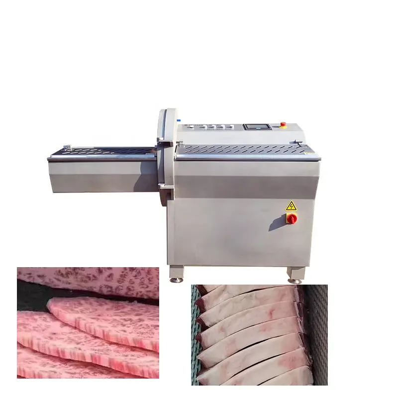 Machine à trancher la viande automatique, découpeuse de viande, de Bacon, trancheur de boulettes de poisson, 1 pièce