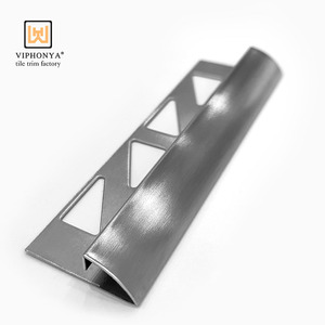 Foshan factory customized design decorative tile metal trim carpet edge trim stainless steel tile home decor