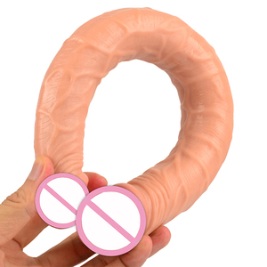 Agente de abastecimiento de China, pistola de pene largo, tapón Anal grande, masturbación, masaje, Juguetes sexuales, consolador de doble cabeza - Product Image 2