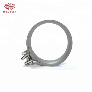 1629499 7401629499 WINTOP Hight Quality Heavy Duty European Volv RVI Premium <strong>Truck</strong> Exhaust Pipe <strong>Clamp</strong> Aluminum Muffler <strong>Clamp</strong> - Product Image 4