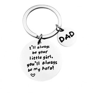 <span class=keywords><strong>Je</strong></span> serai <span class=keywords><strong>toujours</strong></span> votre petite fille en gros cadeaux de fête des pères porte-clés en métal cadeaux de fête des pères de fille porte-clés en métal - Product Image 5