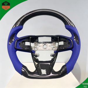 Volant en fibre de carbone forgée avec cuir perforé marron pour <span class=keywords><strong>Toyota</strong></span> Land Cruiser LC300 <span class=keywords><strong>2022</strong></span> 2023 2024 2025 GR Sport - Product Image 3