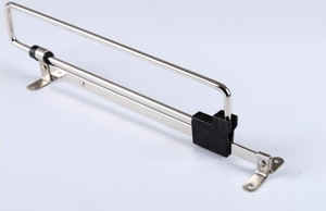 Rail de suspension de vêtements mural rétractable en acier de 250 à 500 mm, amovible - Product Image 5