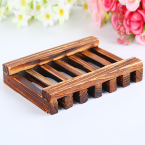 Bathroom Accessory Natural Bamboo Wood <b>Soap</b> Dish <b>Holder</b> - Product Image 4