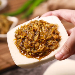 Jixiangju กะหล่ําปลีดอง เห็ด เนื้อ วาง รส ซอสพริก - Product Image 5