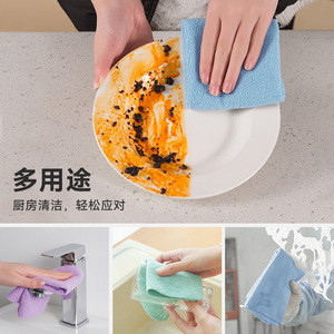 Rouleau de chiffons de nettoyage réutilisables multi-usages, noirs, rectangulaires, pour le nettoyage des sols de cuisine - Product Image 4